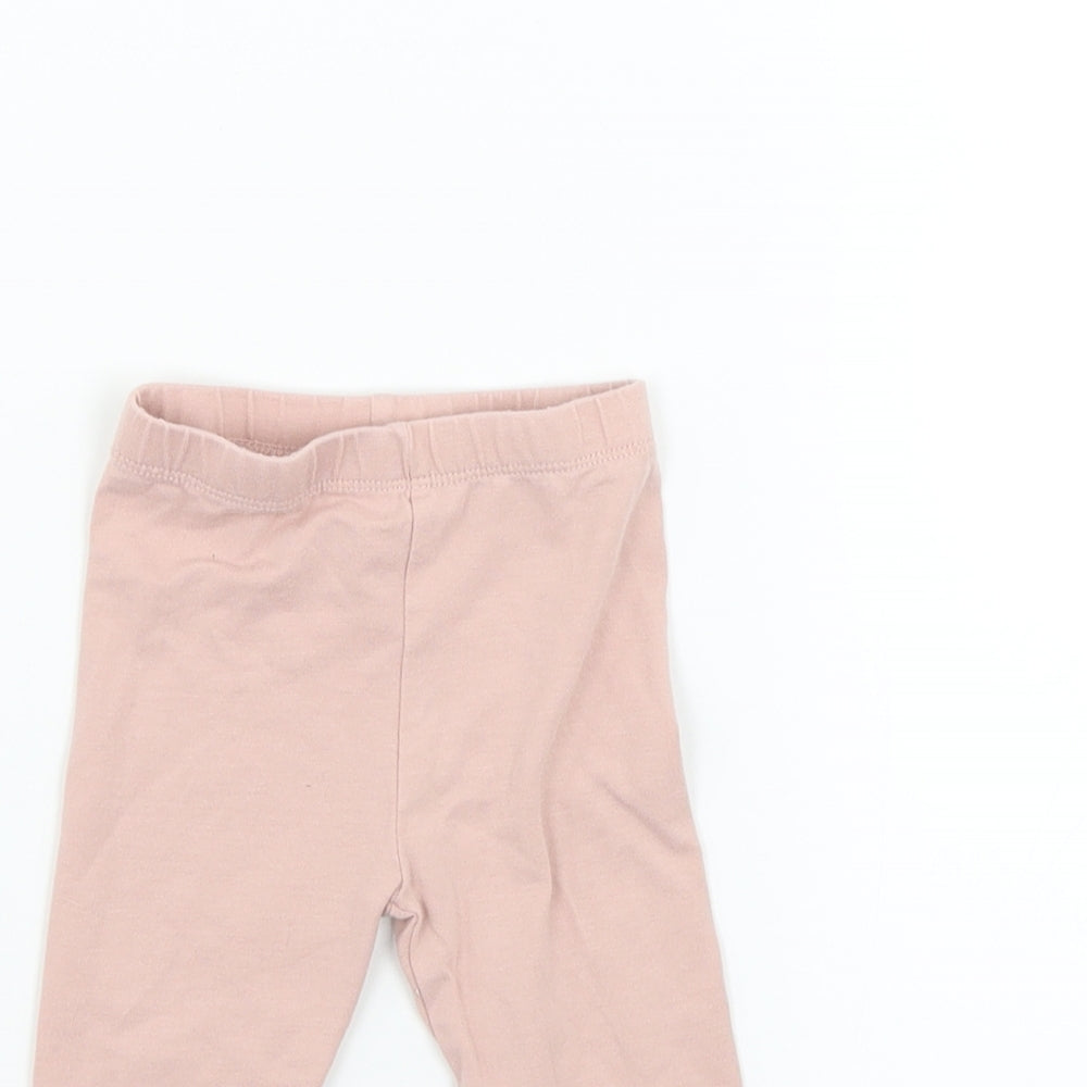 TU Girls Pink   Sweatpants Leggings Size 3-6 Months