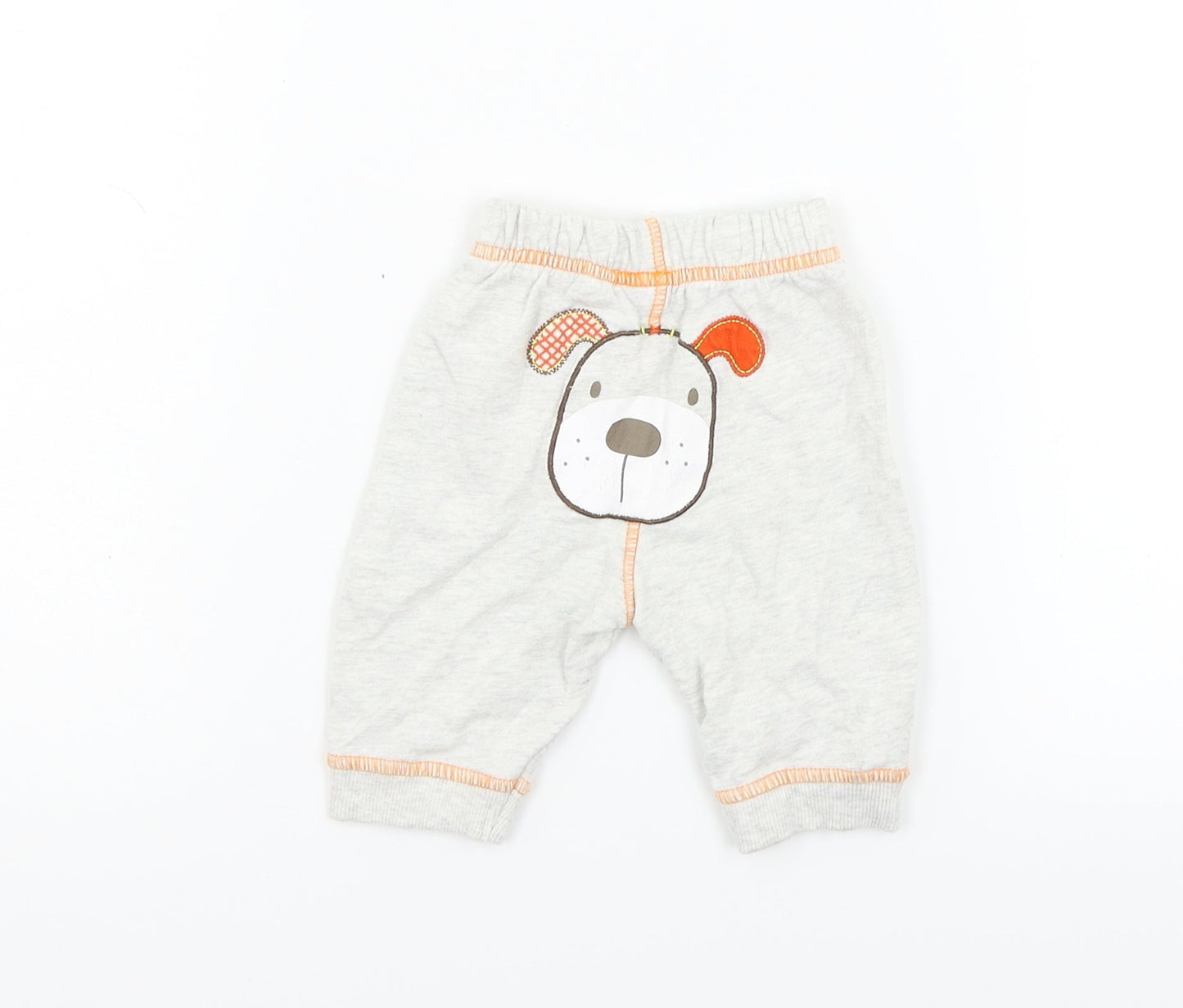 George Boys Grey   Jogger Jeans Size 3-6 Months  - Dog print