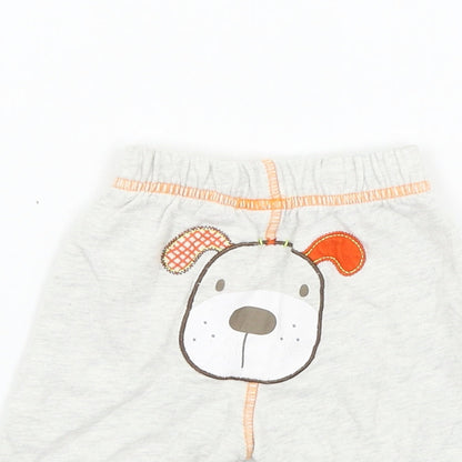 George Boys Grey   Jogger Jeans Size 3-6 Months  - Dog print