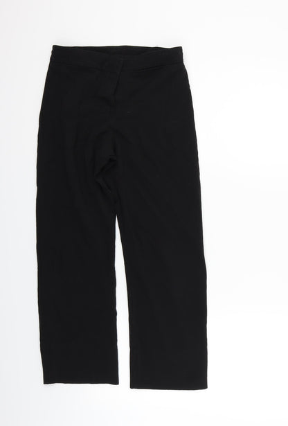 Womens UK Size 6 Preworn Regular Fit  Black Trousers