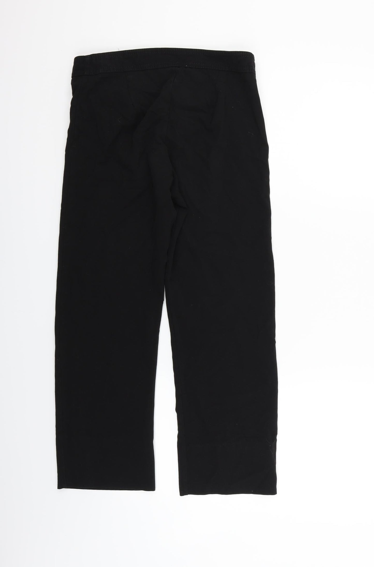 Womens UK Size 6 Preworn Regular Fit  Black Trousers