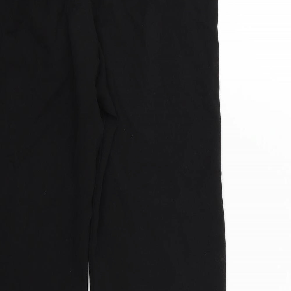Womens UK Size 6 Preworn Regular Fit  Black Trousers