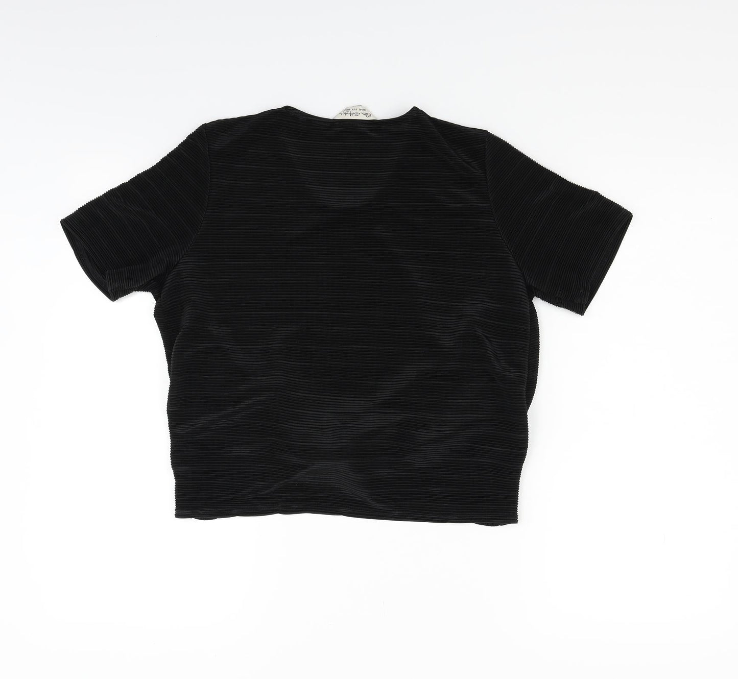 Miss Selfridge Womens Black   Basic T-Shirt Size 12