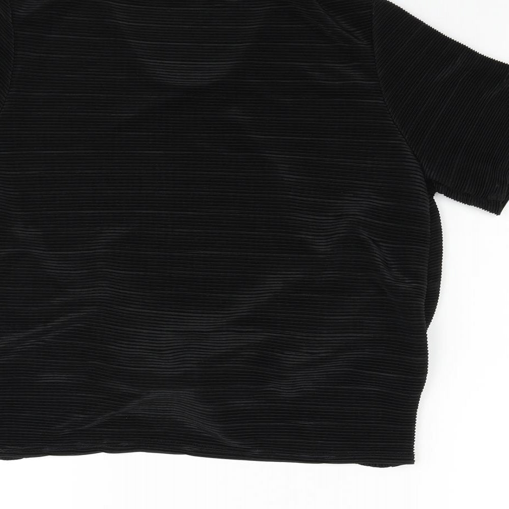 Miss Selfridge Womens Black   Basic T-Shirt Size 12