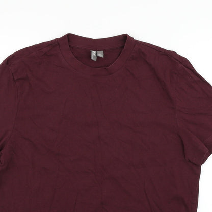 Womens UK Size L ASOS Purple Basic T-Shirt