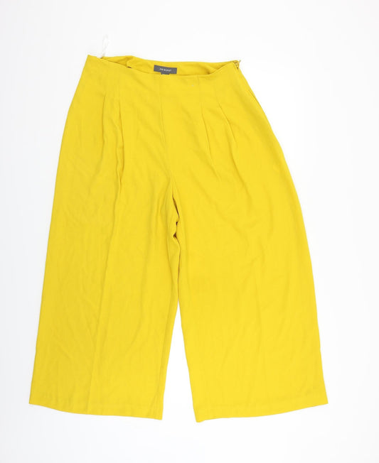 Primark Womens Yellow   Trousers  Size 14 L25 in