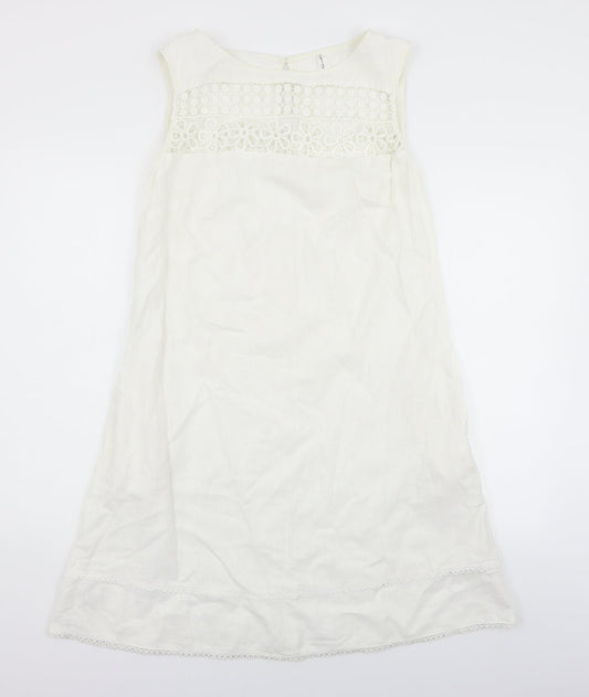neat with love Womens White   Fit & Flare  Size 12
