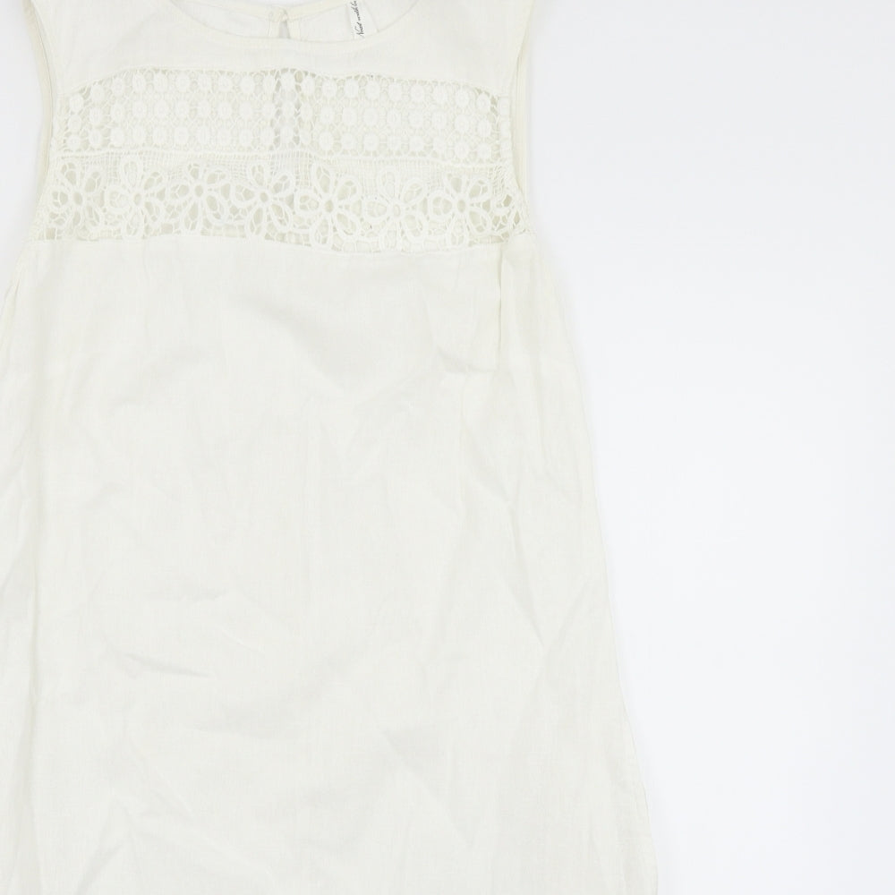 neat with love Womens White   Fit & Flare  Size 12