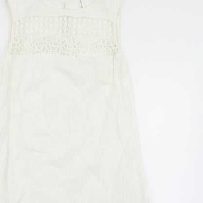 neat with love Womens White   Fit & Flare  Size 12