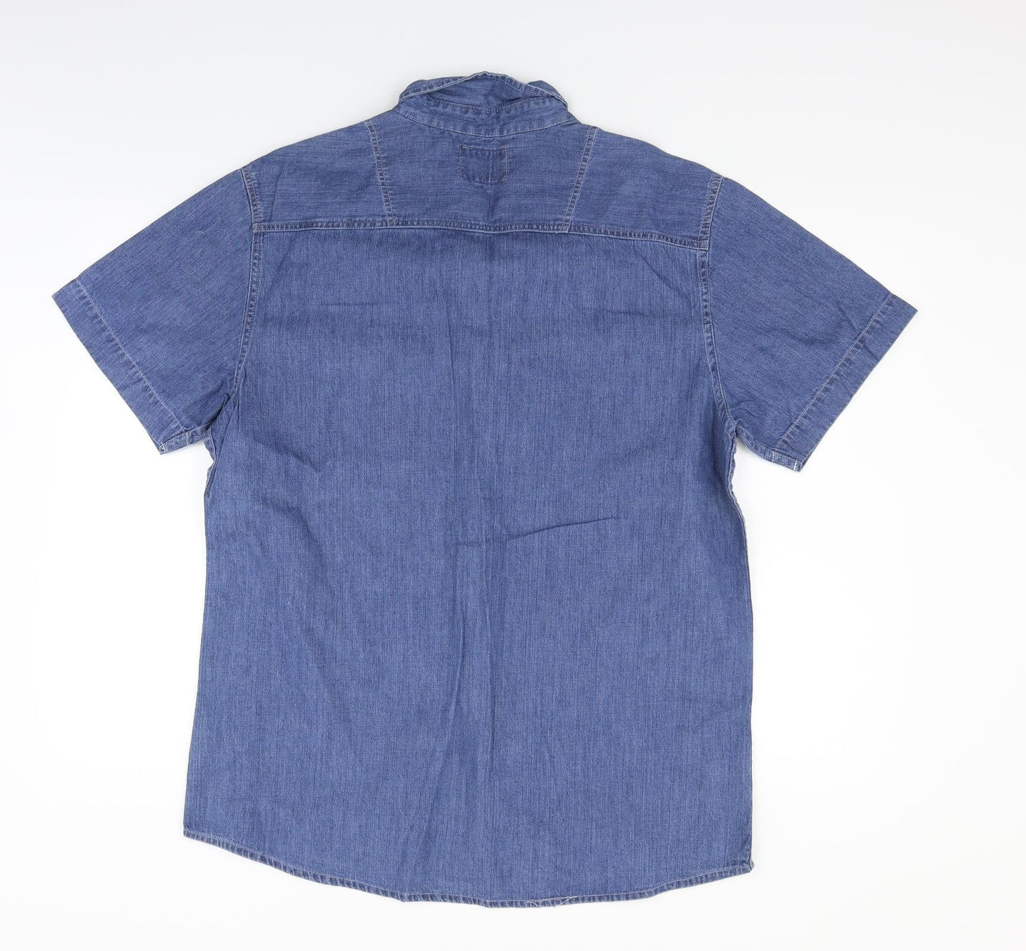 Cedar Wood State Womens Blue   Shirt Dress  Size L