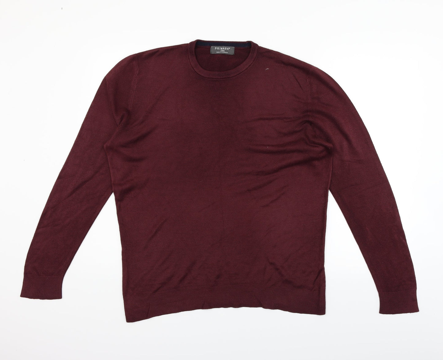 Primark Mens Pink   Pullover Jumper Size L