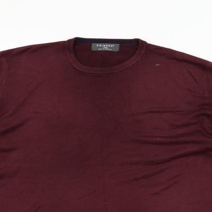 Primark Mens Pink   Pullover Jumper Size L