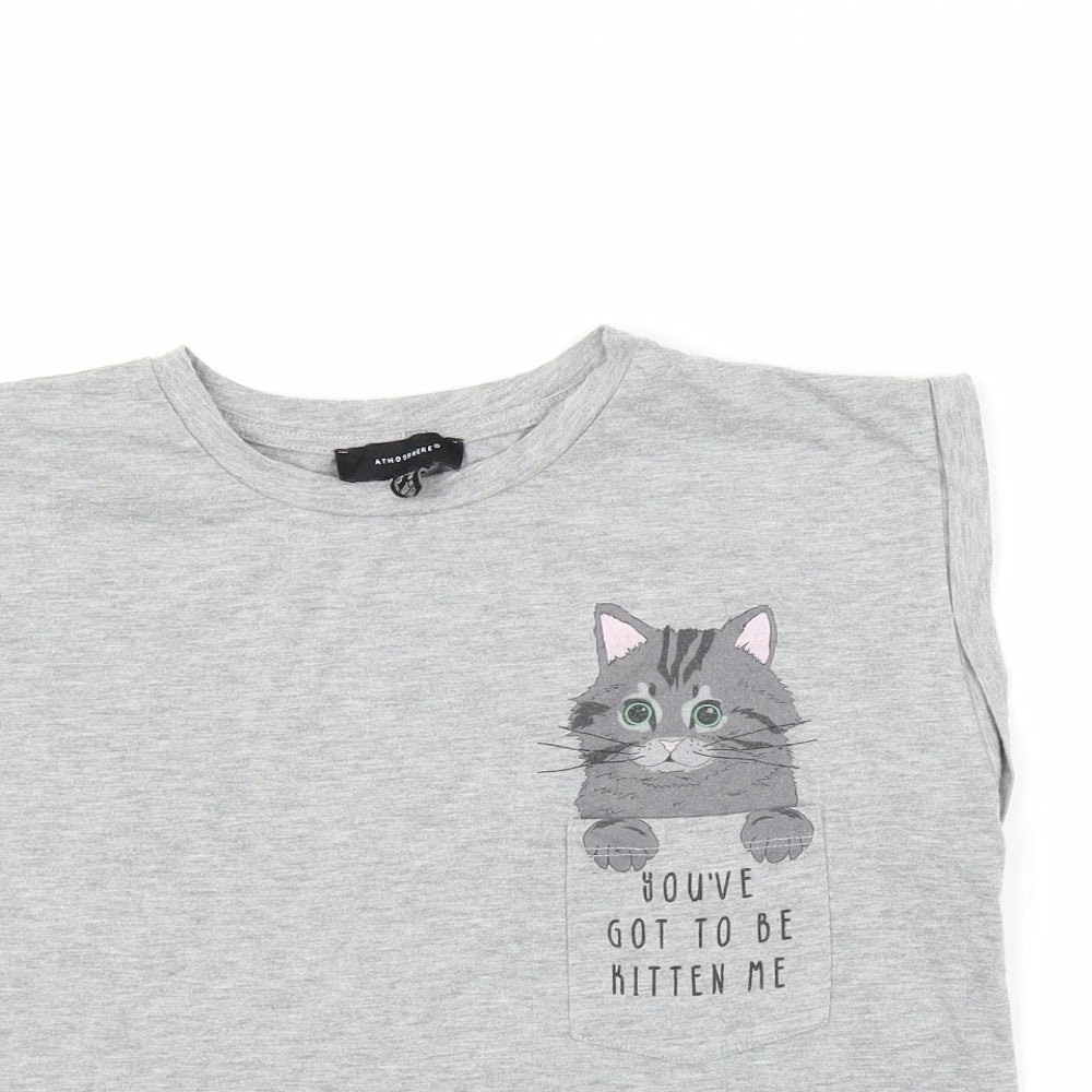 Primark Womens Grey   Basic T-Shirt Size 14