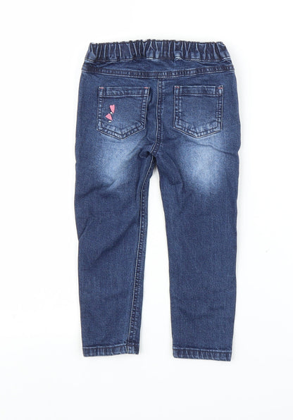 TU Girls Blue  Denim  Jeans Size 18 Months