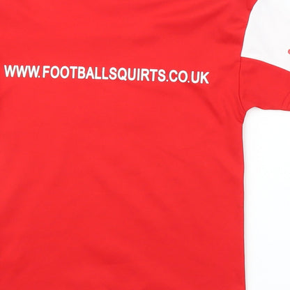 Football Squirts Boys Red   Basic T-Shirt Size 3 Years  - Football