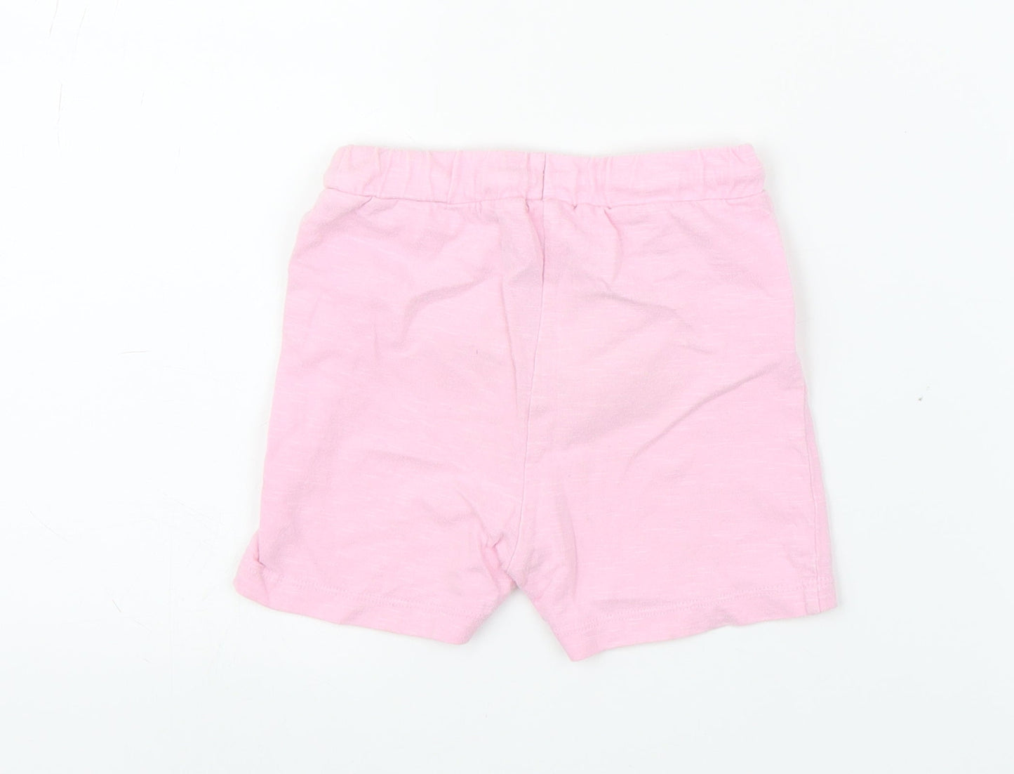 M&S Girls Pink   Capri Leggings Size 18 Months