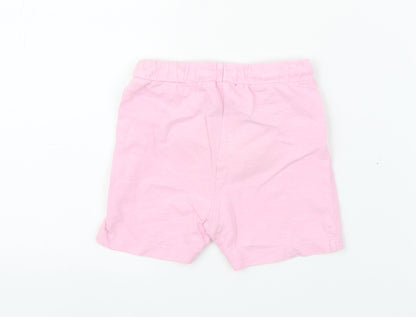 M&S Girls Pink   Capri Leggings Size 18 Months