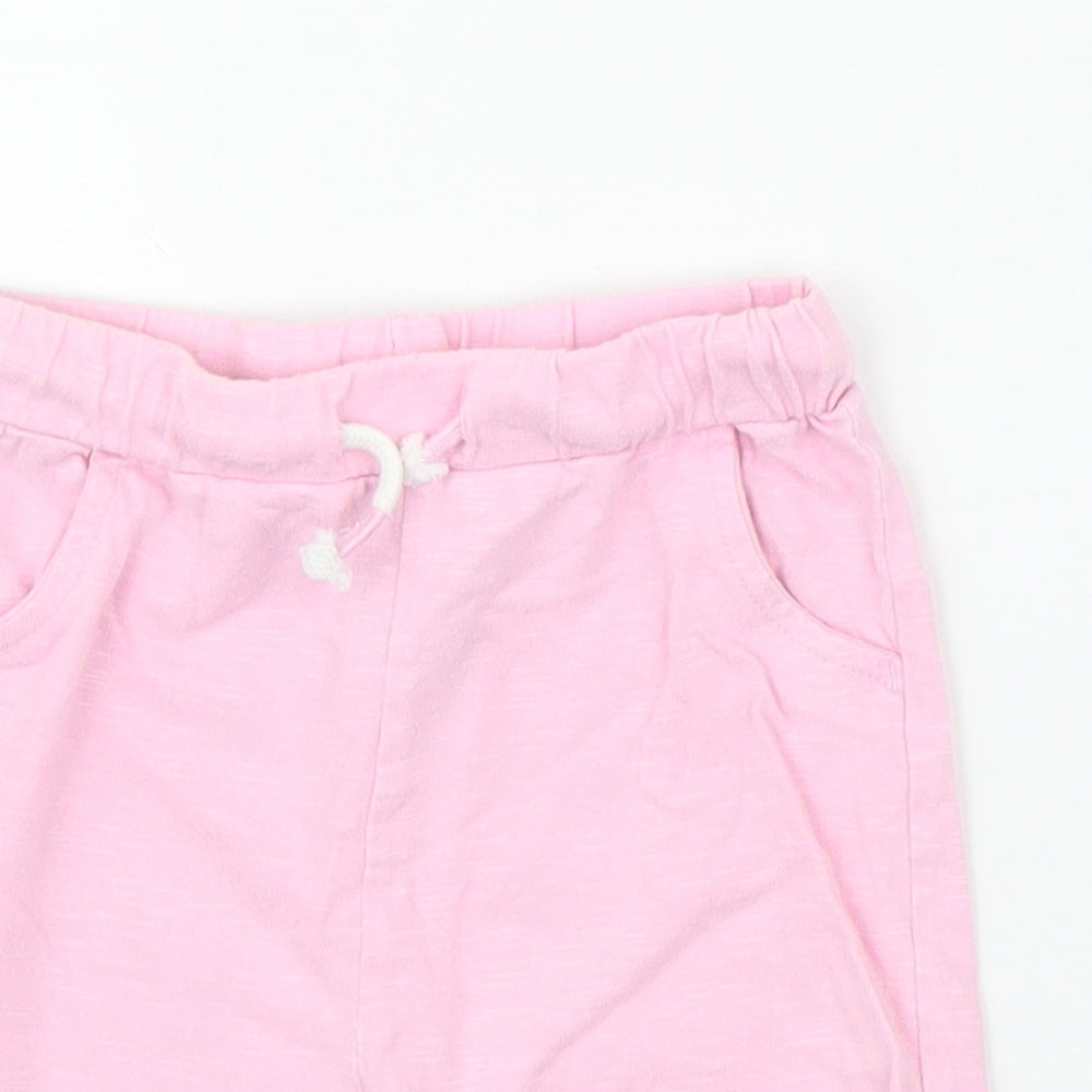 M&S Girls Pink   Capri Leggings Size 18 Months