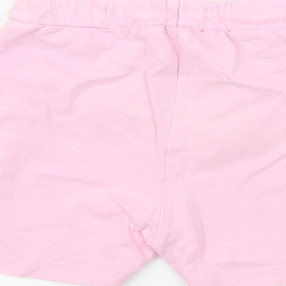M&S Girls Pink   Capri Leggings Size 18 Months