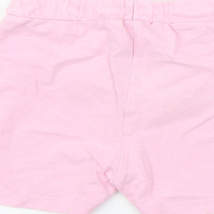 M&S Girls Pink   Capri Leggings Size 18 Months