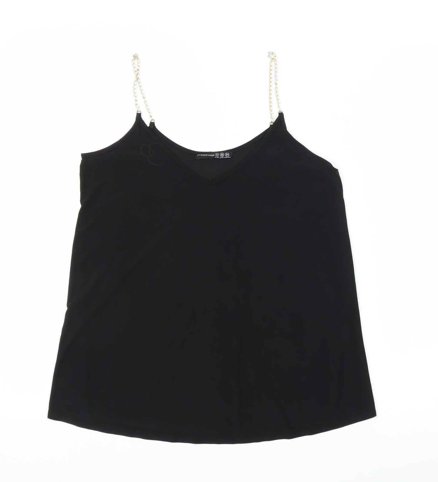 Primark Womens Black   Camisole Blouse Size 8