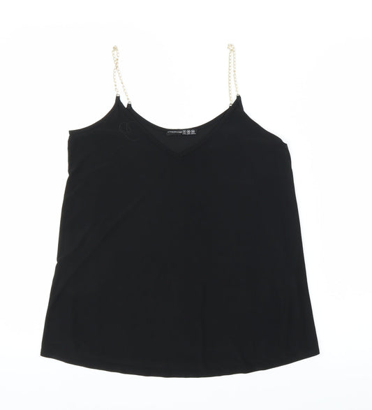 Primark Womens Black   Camisole Blouse Size 8