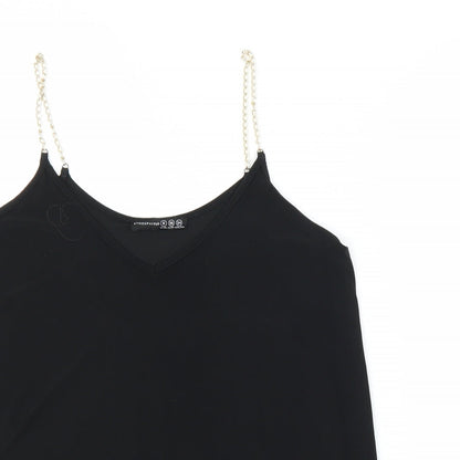 Primark Womens Black   Camisole Blouse Size 8