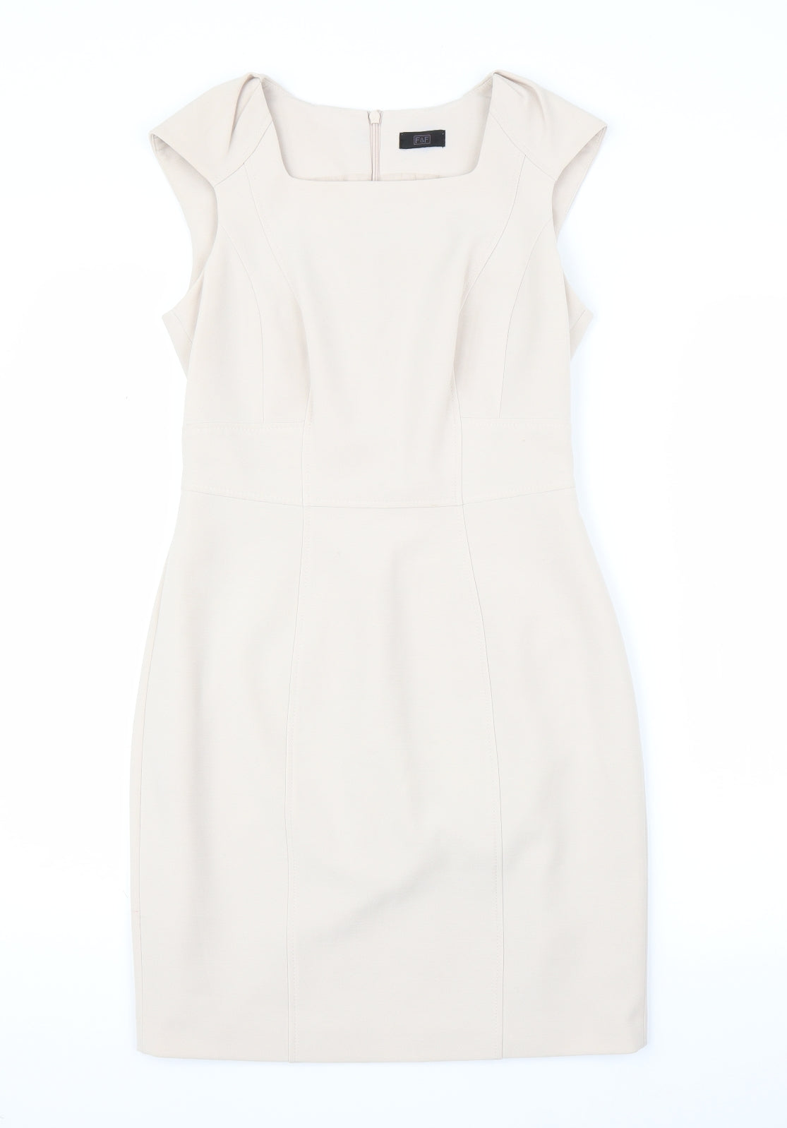 F&F Womens Beige   Sheath  Size 8