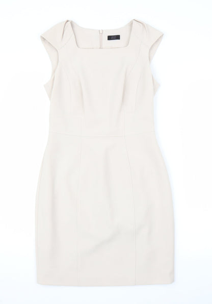 F&F Womens Beige   Sheath  Size 8