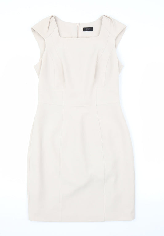 F&F Womens Beige   Sheath  Size 8