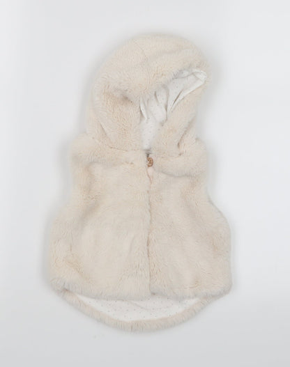 Additional front view of Primark girls’ white jacket, size 0-3, months