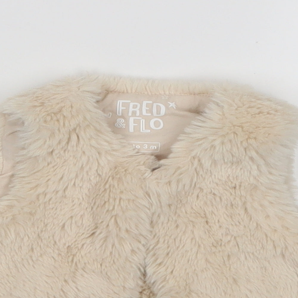 F&F Girls Ivory   Jacket  Size 0-3 Months