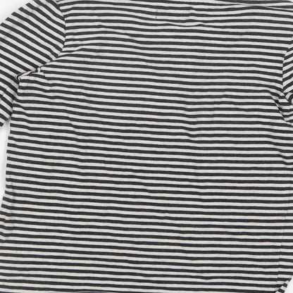NEXT Girls Black Striped  Top Pyjama Top Size 8 Years