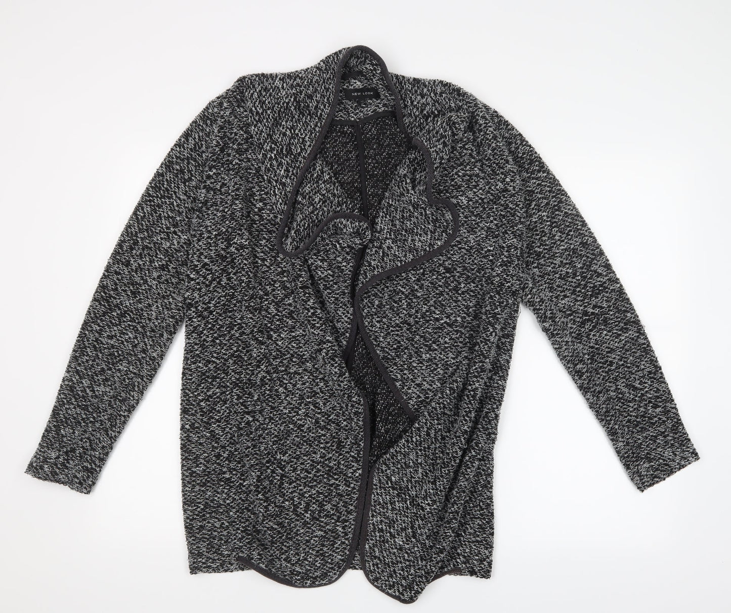 New Look Womens Grey  Knit Cardigan Jumper Size 14