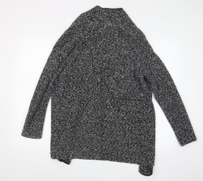 New Look Womens Grey  Knit Cardigan Jumper Size 14