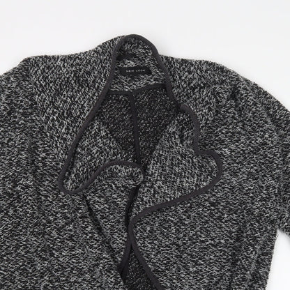 New Look Womens Grey  Knit Cardigan Jumper Size 14