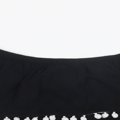 Primark Womens Black   Cropped T-Shirt Size 12
