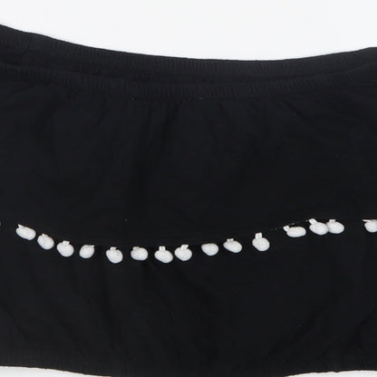 Primark Womens Black   Cropped T-Shirt Size 12