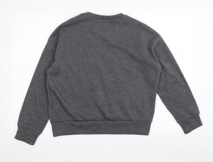 Back view of los andgeles women’s grey jumper, size UK 6