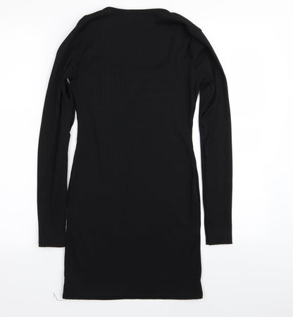 Boohoo Womens Black   Pencil Dress  Size 8