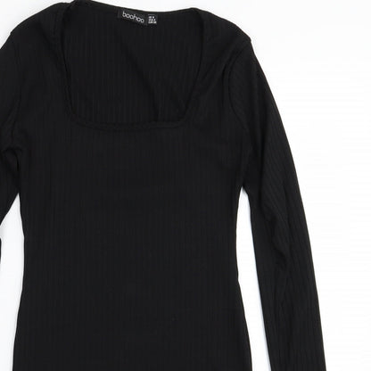 Boohoo Womens Black   Pencil Dress  Size 8