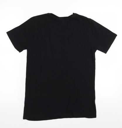 Womens UK Size XS Riverdale Black Basic T-Shirt