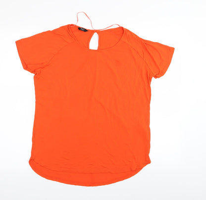 F&F Womens Orange   Basic T-Shirt Size 12