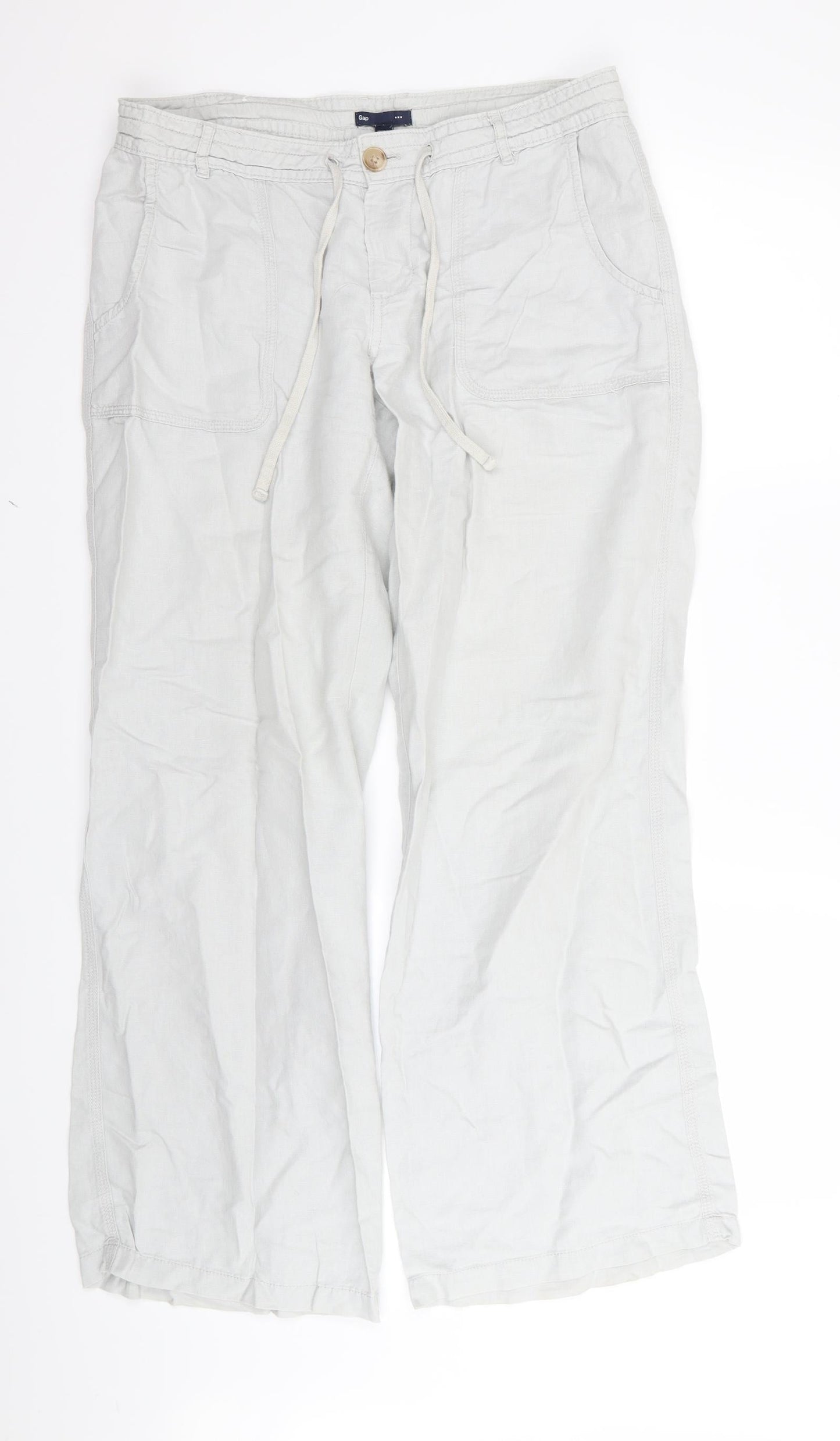 Womens UK Size 6 Gap Regular Fit  Grey Trousers