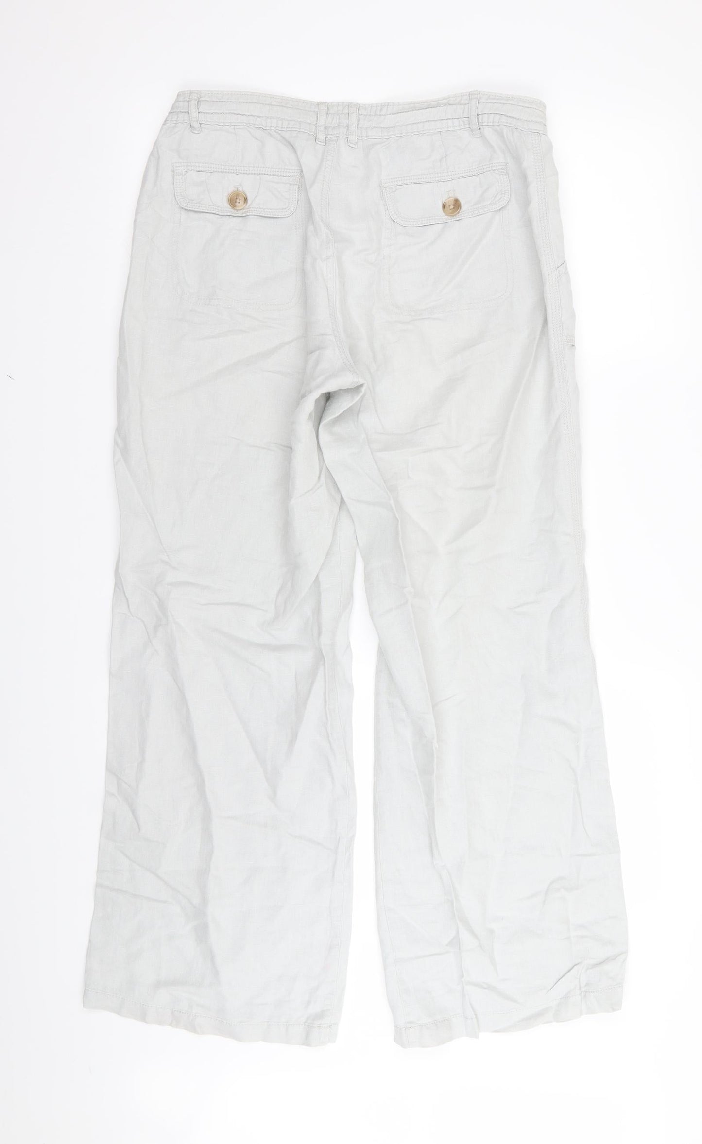 Womens UK Size 6 Gap Regular Fit  Grey Trousers
