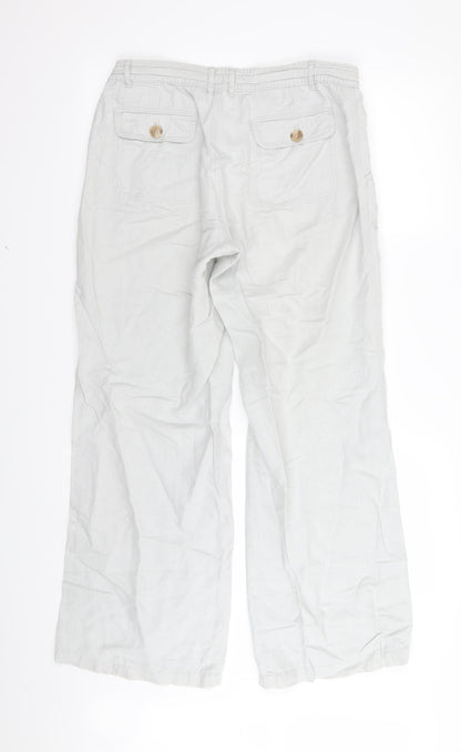 Womens UK Size 6 Gap Regular Fit  Grey Trousers
