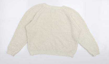 NEXT Womens Ivory   Pullover Jumper Size S