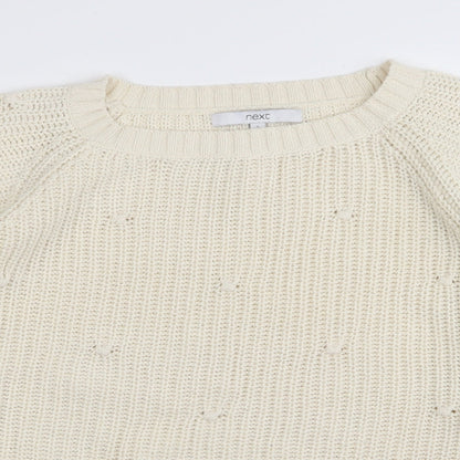 NEXT Womens Ivory   Pullover Jumper Size S