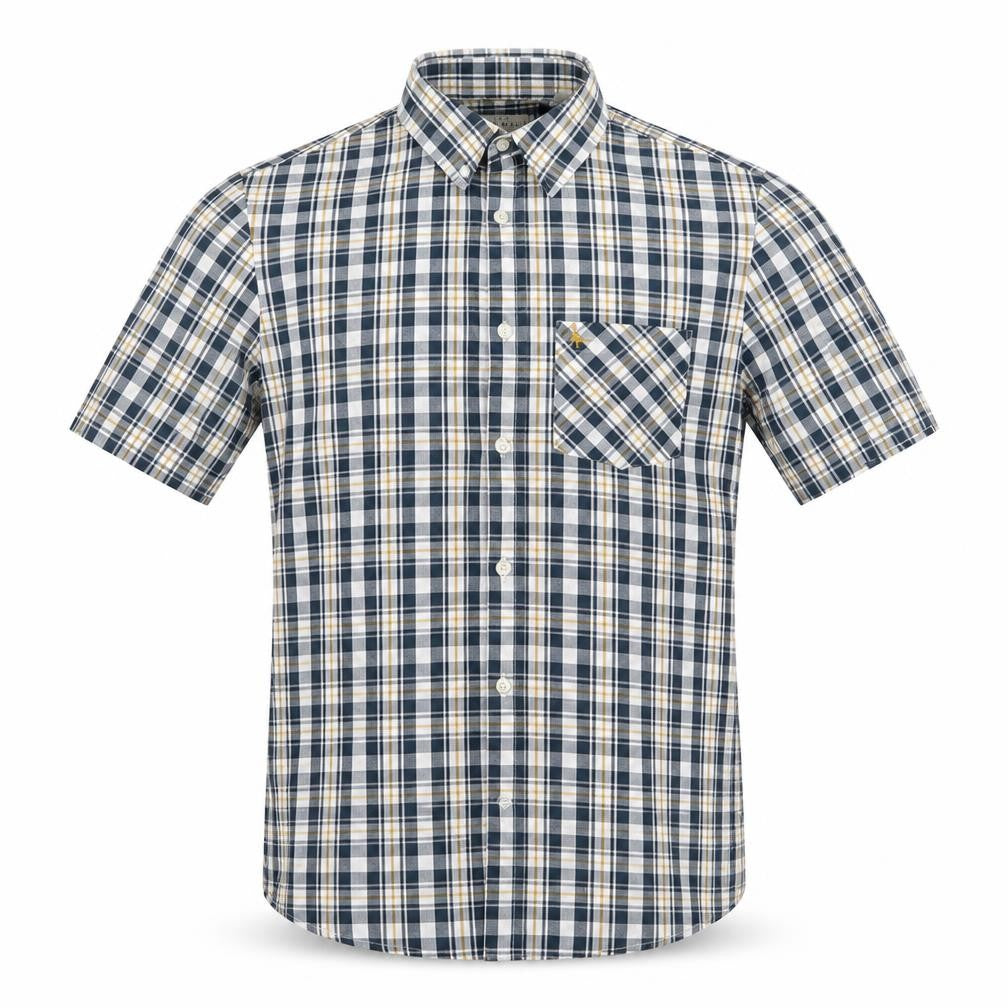 Mens UK Size S Jack Wills Multicoloured  Button-Up Short Sleeve Casual Shirt
