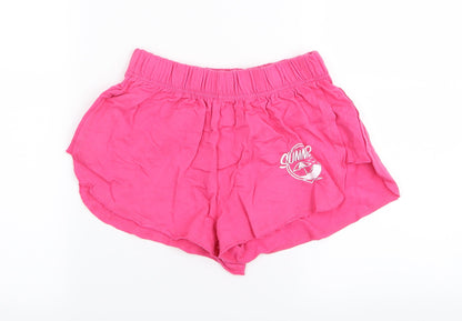 Primark Womens Pink   Sweat Shorts Size 6
